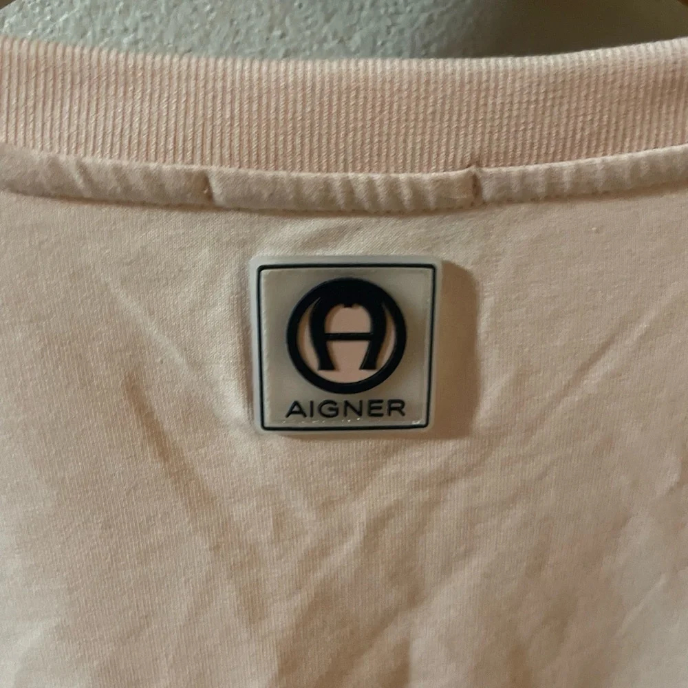 Aigner girls pink‎ logo sweatshirt size 12y